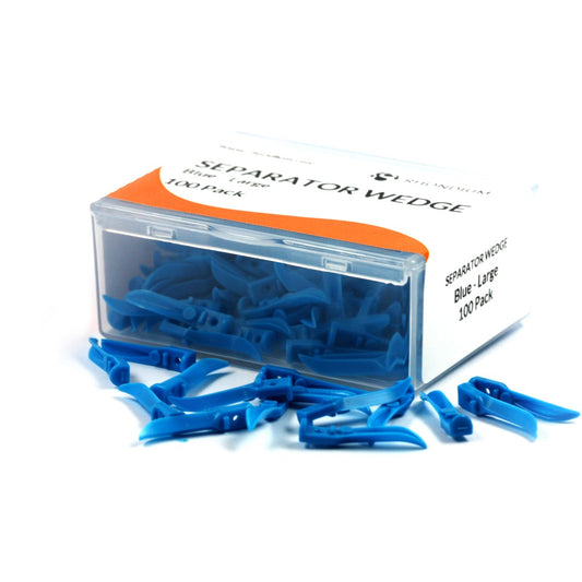 Separator Wedge - Large - Blue - 100 Pack